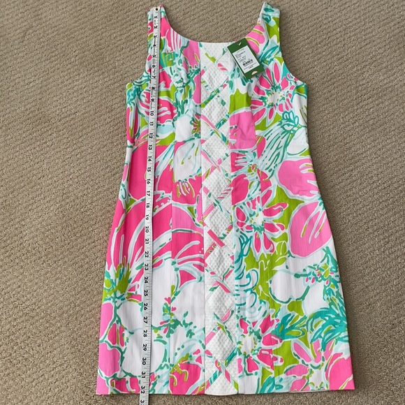 NWT Lilly Pulitzer Cathy shift flamingo pink sz 00 - Picture 5 of 10